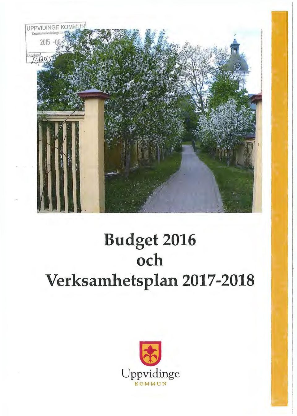 Budget 2016 och