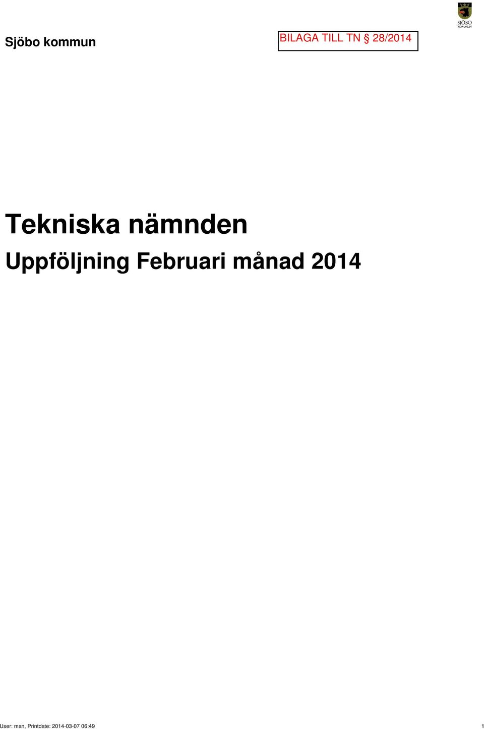 Februari månad 2014 User: