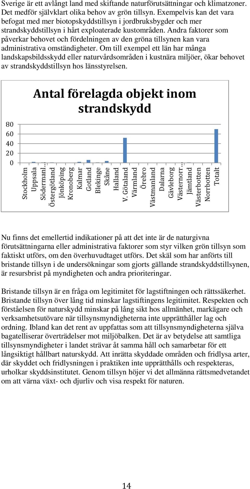 Andra faktorer som påverkar behovet och fördelningen av den gröna tillsynen kan vara administrativa omständigheter.