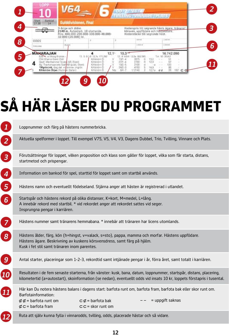 Förutsättningar för loppet, vilken proposition och klass som gäller för loppet, vilka som får starta, distans, startmetod och prispengar.