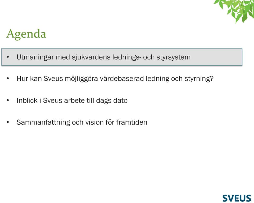 ledning och styrning?