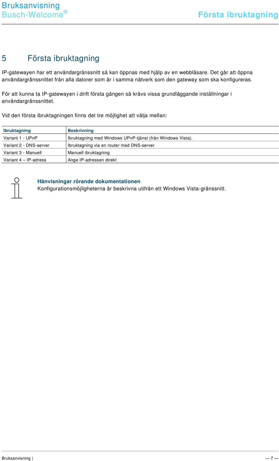 9\mod_1268898668093_0.docx @ 172682 @ 1222212222222 @ 1 Busch-Welcome Första ibruktagning Pos: 15 /#Neustruktur#/Online-Dokumentation (+KNX)/Überschriften (--> Für alle Dokumente <--)/1.