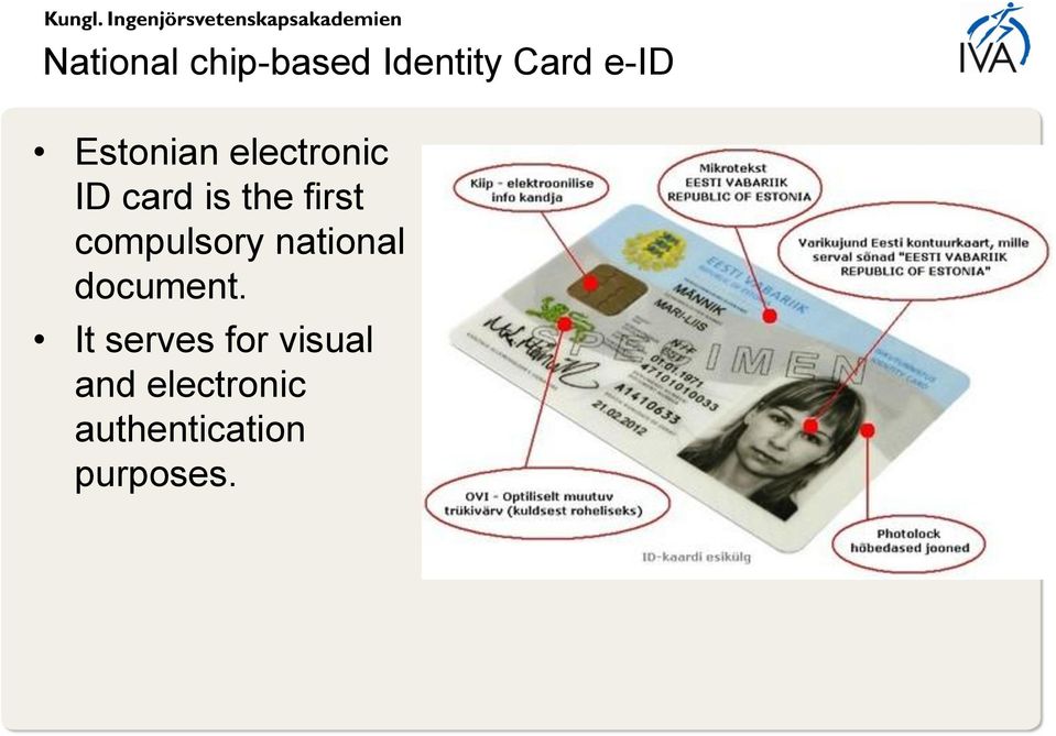compulsory national document.