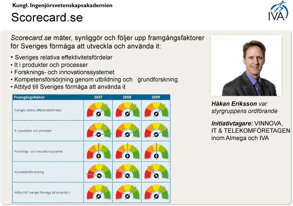 Sveriges relativa effektivitetsfördelar It i produkter och processer Forsknings- och innovationssystemet