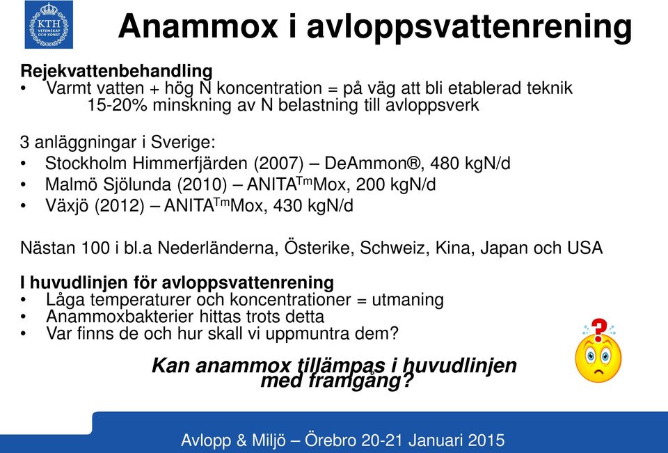 ANITA Tm Mox, 430 kgn/d Nästan 100 i bl.