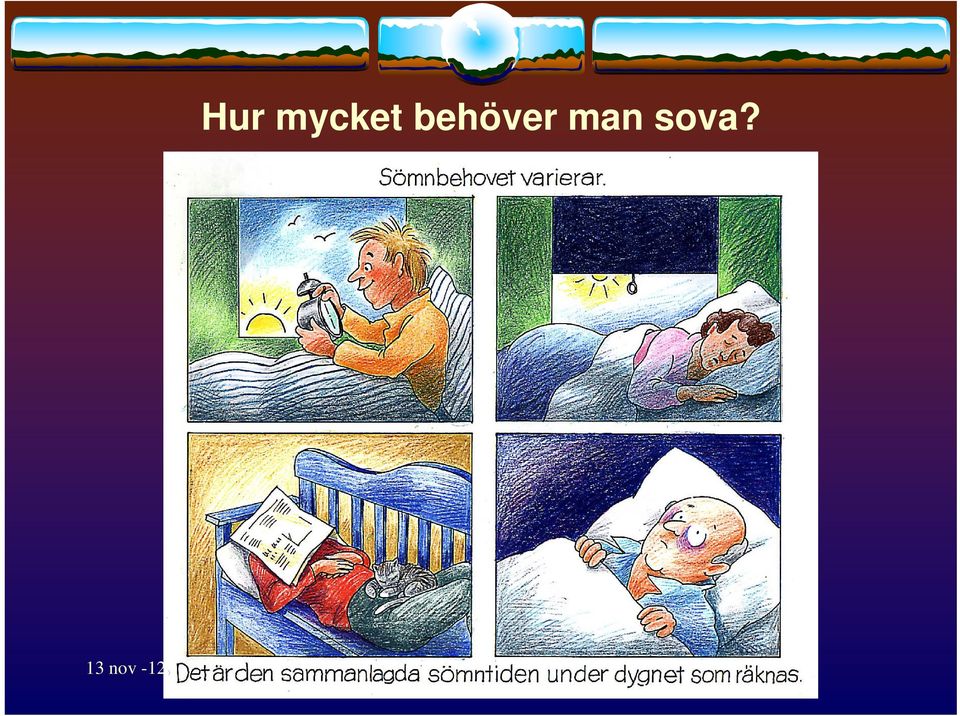 behöver