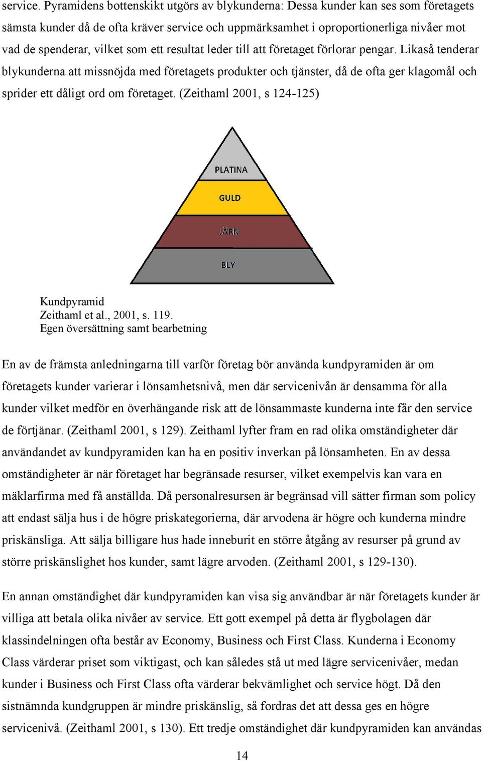 ett resultat leder till att företaget förlorar pengar. Likaså tenderar blykunderna att missnöjda med företagets produkter och tjänster, då de ofta ger klagomål och sprider ett dåligt ord om företaget.