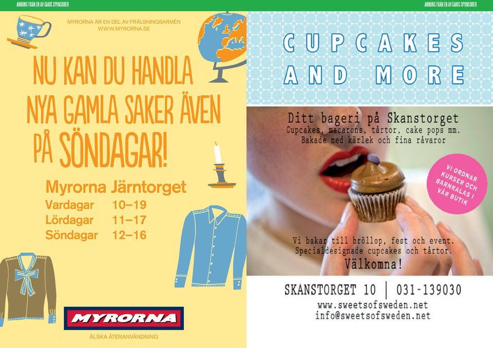 är en del av frälsningsarmén www.myrorna.