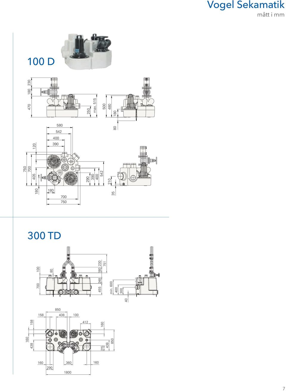 390 542 700 750 35 300 TD 40 700 100 80 455