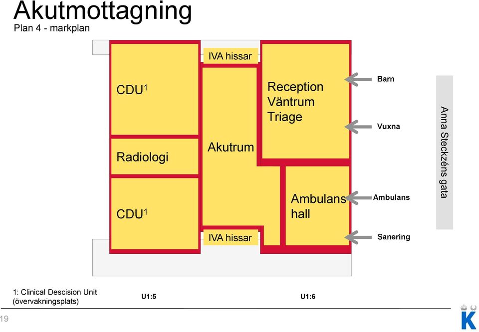 Ambulanshall Barn Vuxna Ambulans Anna Steckzéns gata IVA