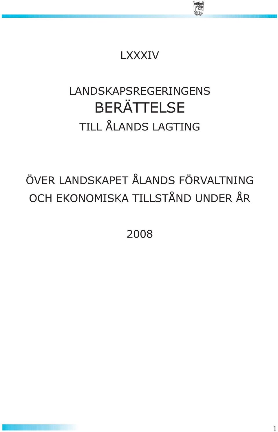 ÖVER LANDSKAPET ÅLANDS