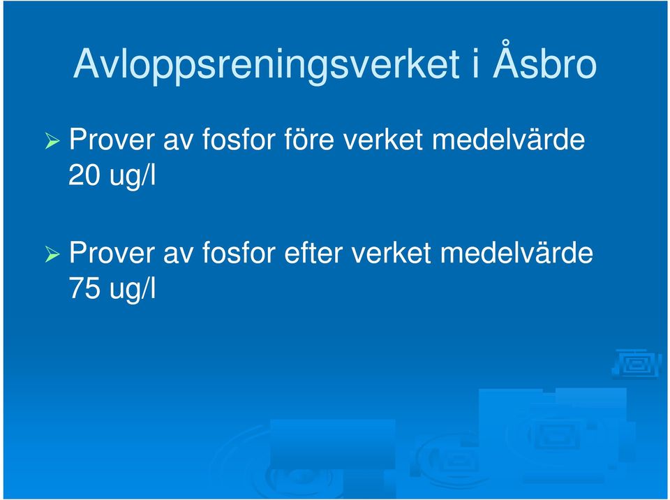 medelvärde 20 ug/l Prover av