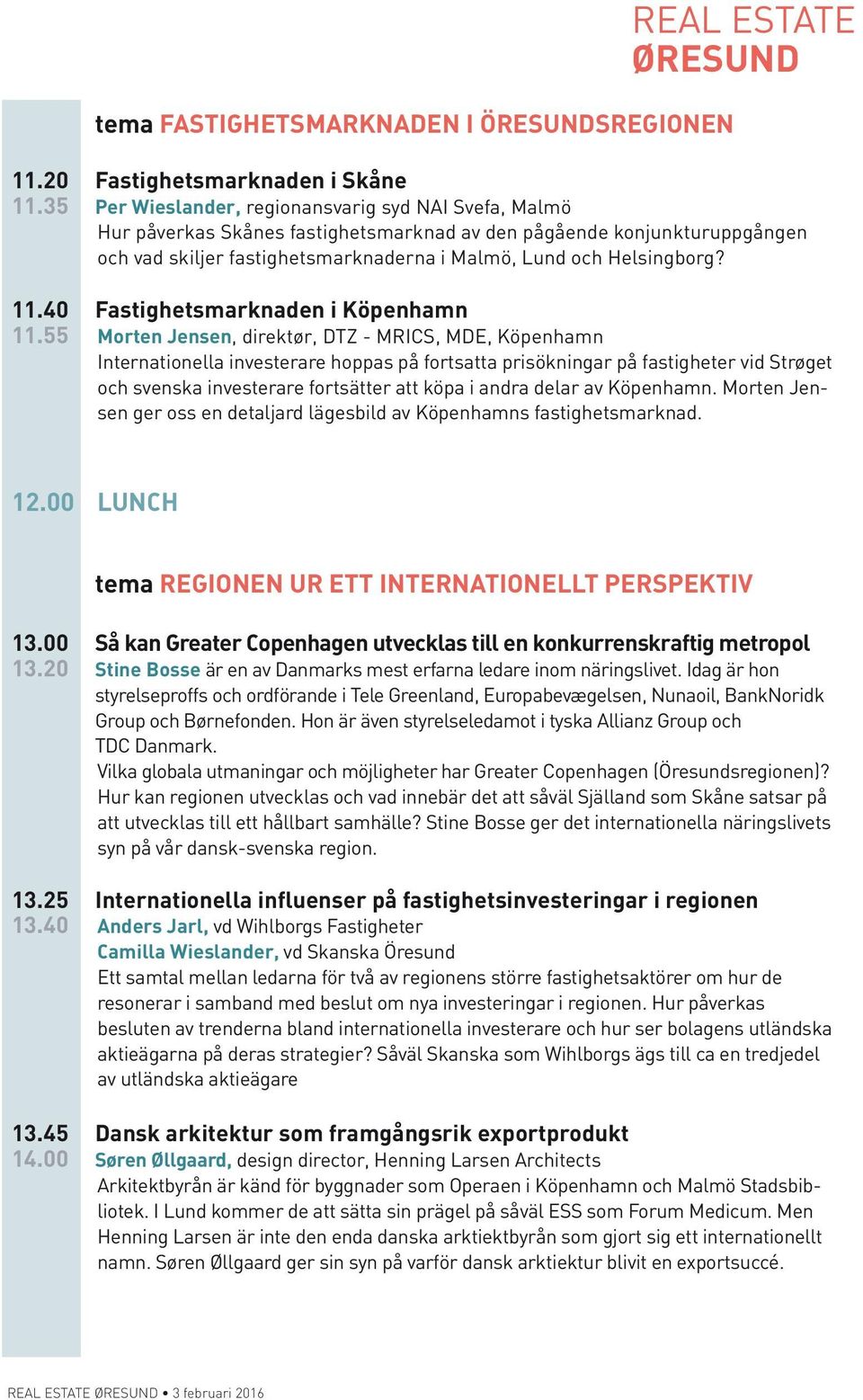 11.40 Fastighetsmarknaden i Köpenhamn 11.