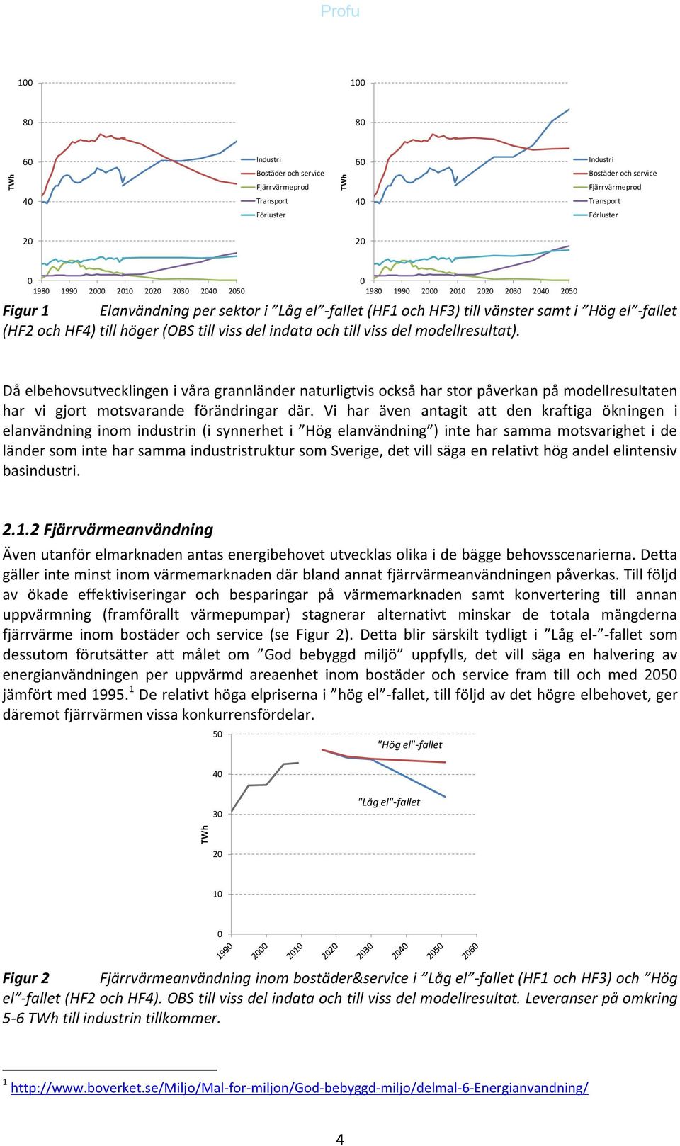 Då elbehovsutvecklingen i våra grannländer naturligtvis också har stor påverkan på modellresultaten har vi gjort motsvarande förändringar där.