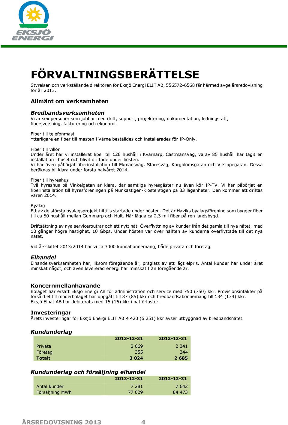 Fiber till telefonmast Ytterligare en fiber till masten i Värne beställdes och installerades för IP-Only.