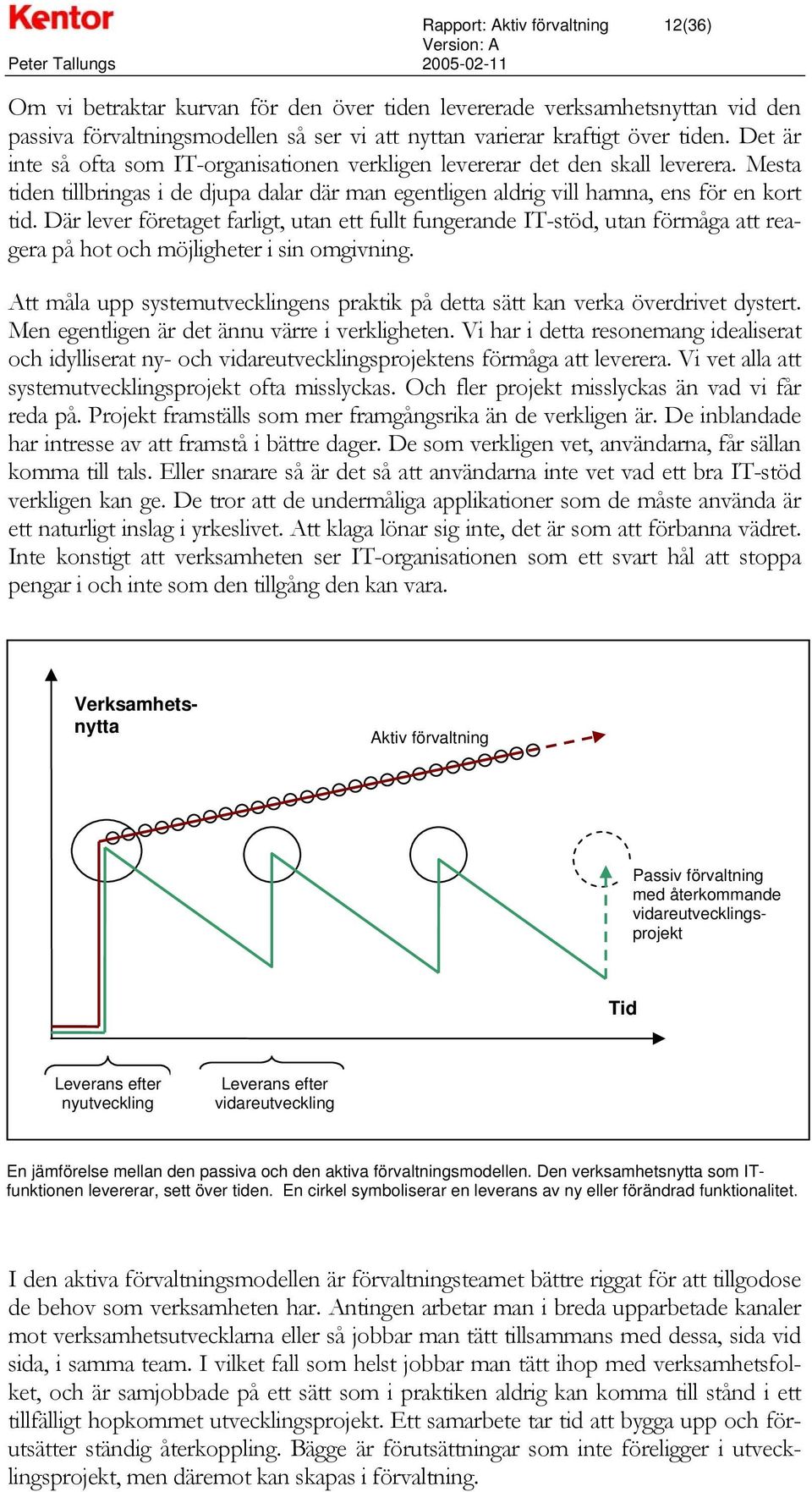 Där lever företaget farligt, utan ett fullt fungerande IT-stöd, utan förmåga att reagera på hot och möjligheter i sin omgivning.