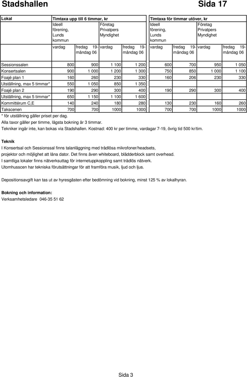 200 1 300 750 850 1 000 1 100 Foajé plan 1 160 260 230 330 160 206 230 330 Utställning, max 5 timmar* 550 1 050 850 1 350 Foajé plan 2 190 290 300 400 190 290 300 400 Utställning, max 5 timmar* 650 1