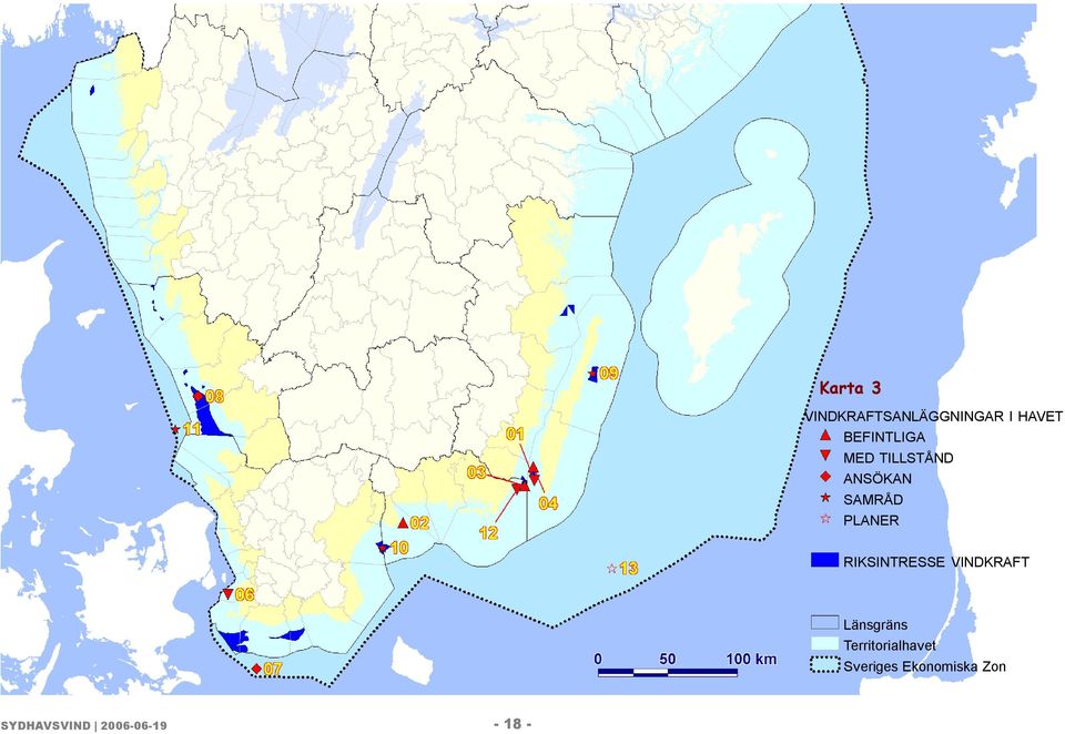 PLANER RIKSINTRESSE VINDKRAFT Länsgräns