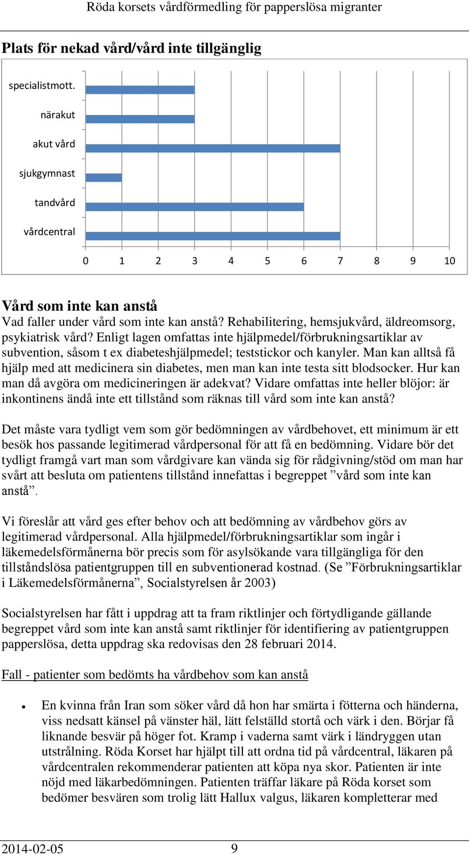 Man kan alltså få hjälp med att medicinera sin diabetes, men man kan inte testa sitt blodsocker. Hur kan man då avgöra om medicineringen är adekvat?