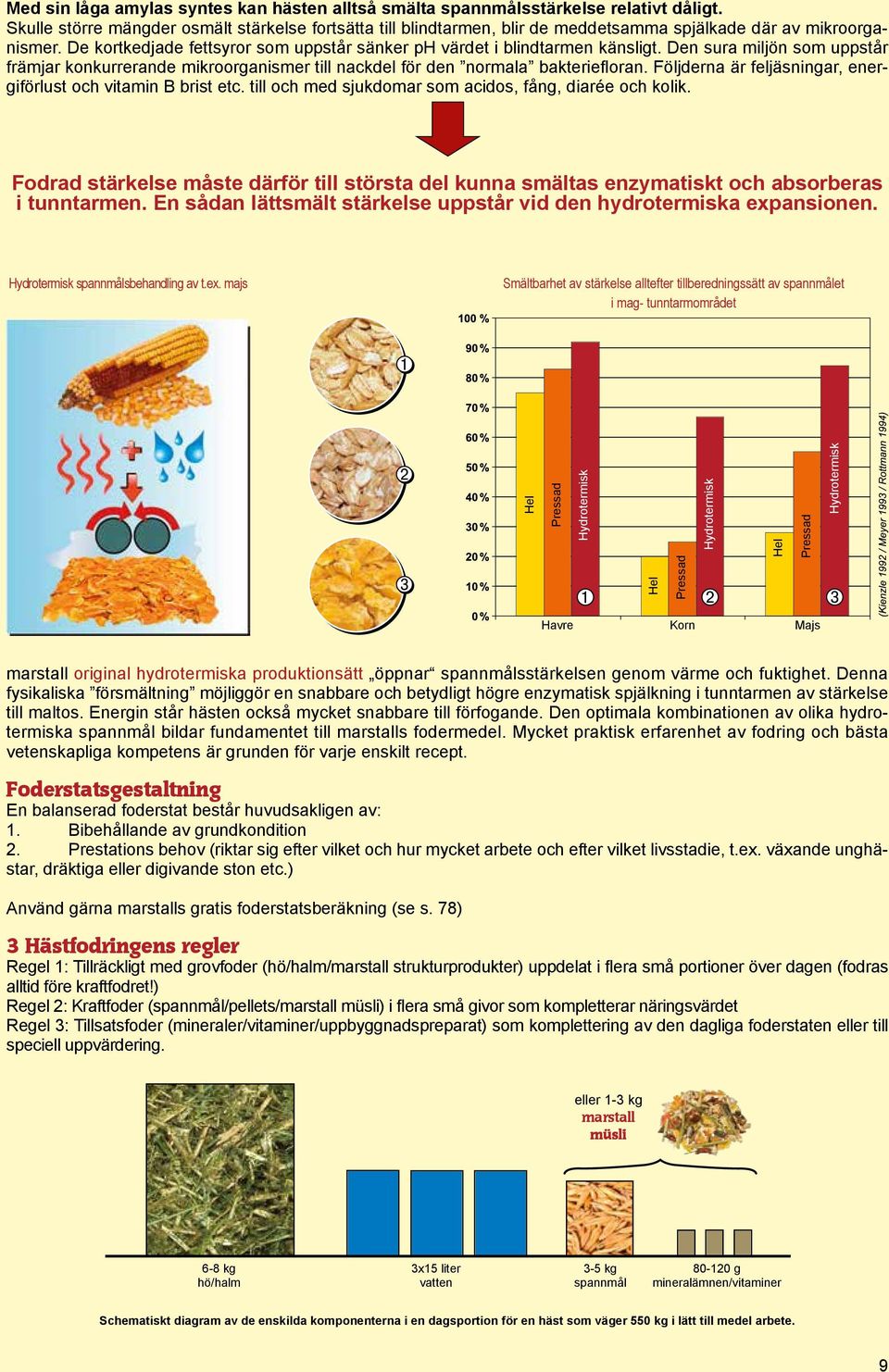 Den sura miljön som uppstår främjar konkurrerande mikroorganismer till nackdel för den normala bakteriefloran. Följderna är feljäsningar, energiförlust och vitamin B brist etc.