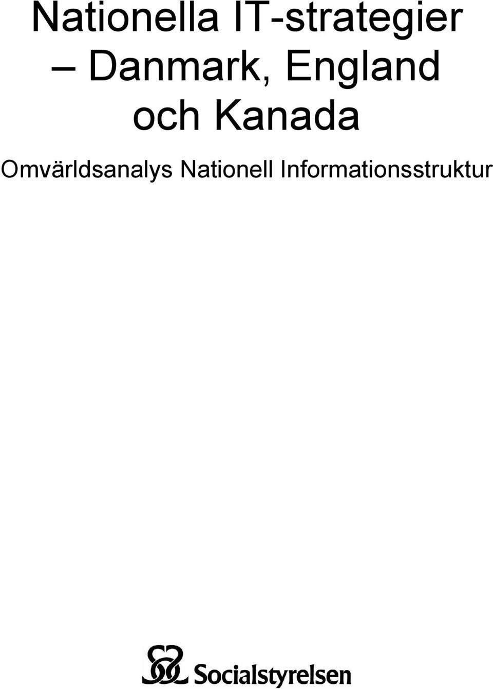 Kanada Omvärldsanalys