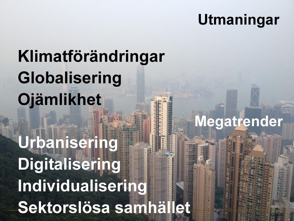 Megatrender Urbanisering
