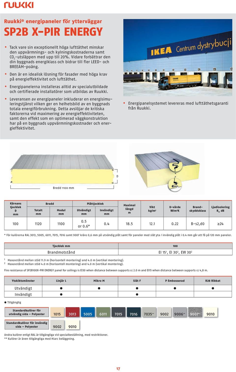 Energipanelerna installeras alltid av specialutbildade och certifierade installatörer so utbildas av Ruukki.