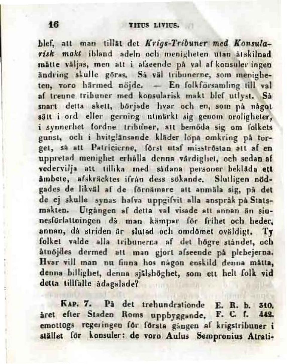 .de hur och en, 10111 rå något.oll i ord el!et' serning ntmbkl.ig genolll ol'olisl'l'ler, i synnerhet fardne lrib.