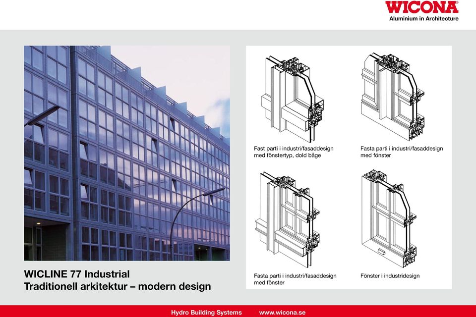 Industrial Traditionell arkitektur modern design Fasta