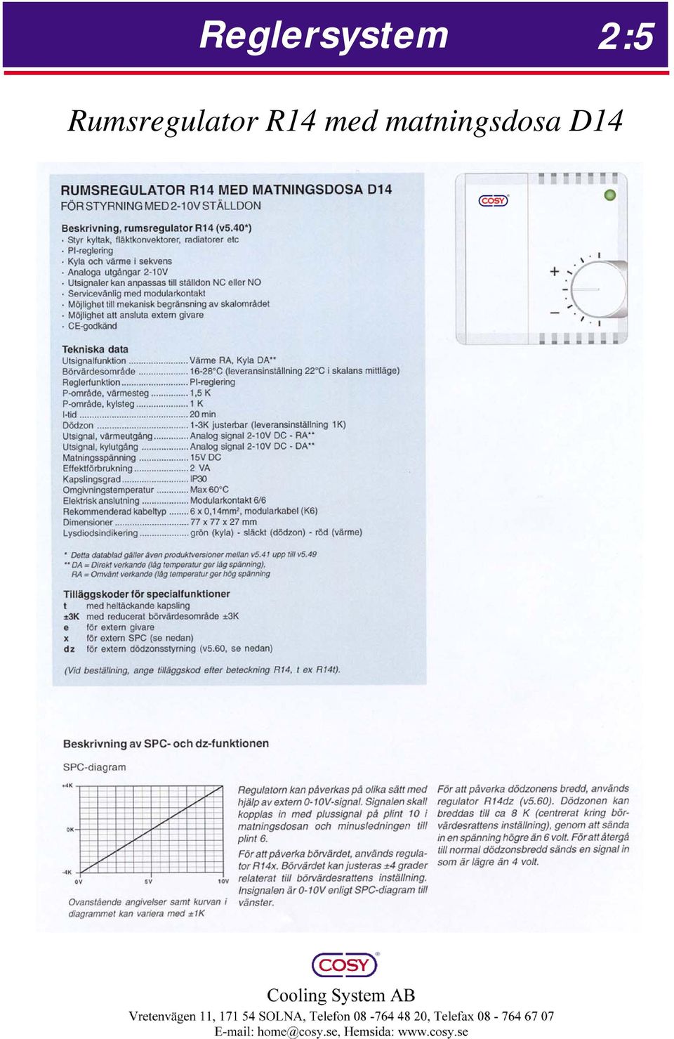 Rumsregulator