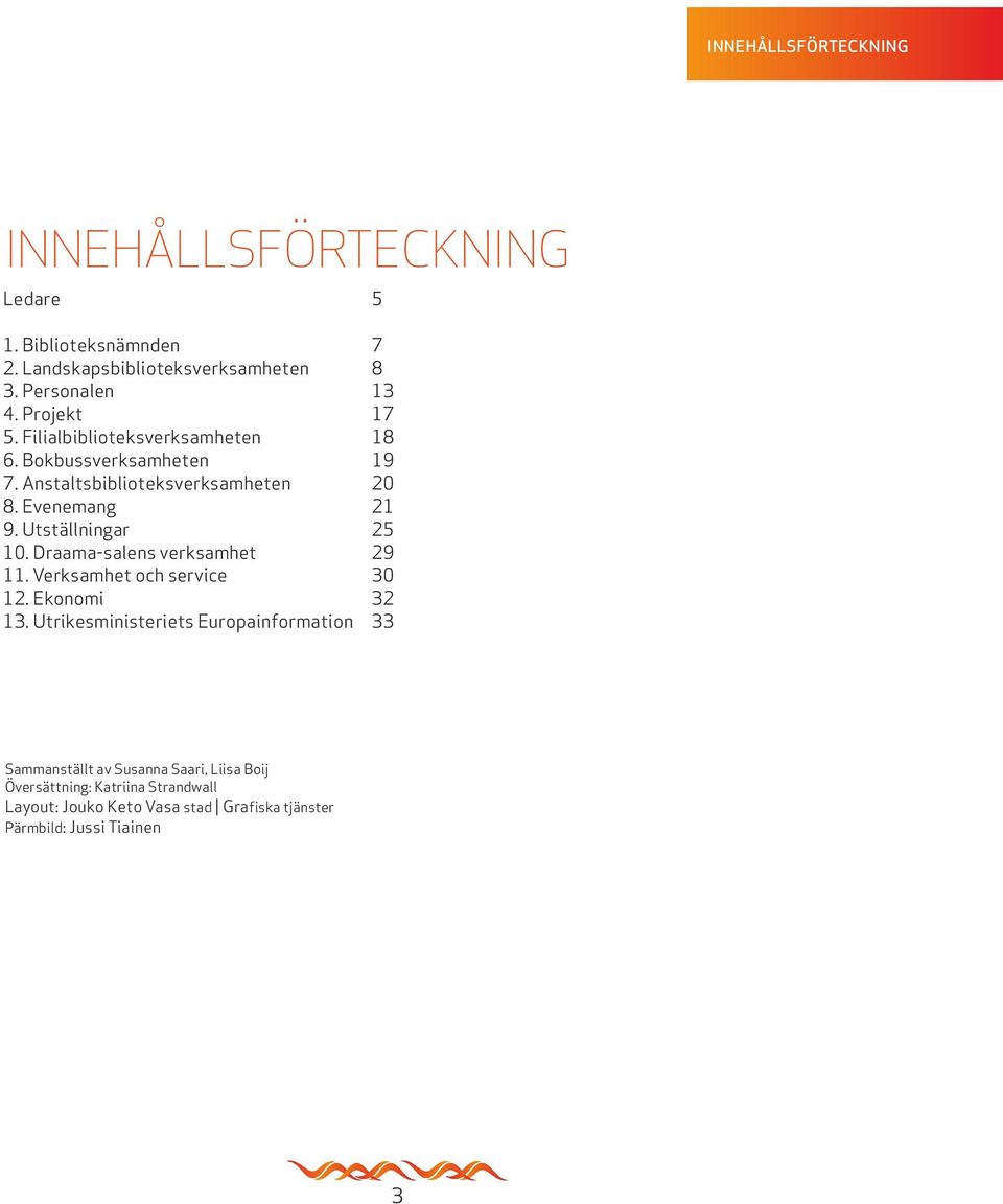 Utställningar 25 10. Draama-salens verksamhet 29 11. Verksamhet och service 30 12. Ekonomi 32 13.