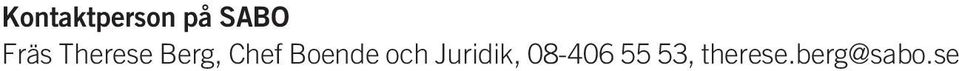 Boende och Juridik,