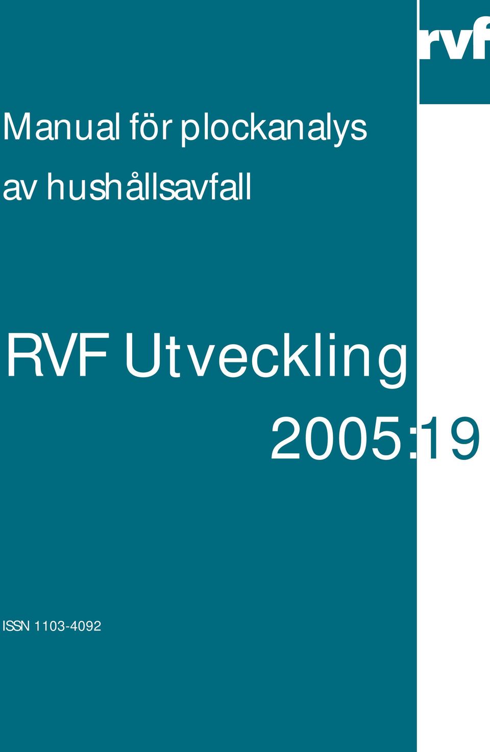 hushållsavfall RVF