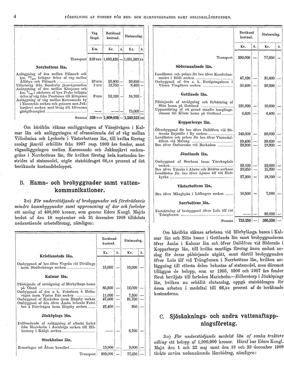 från 1907 resp.