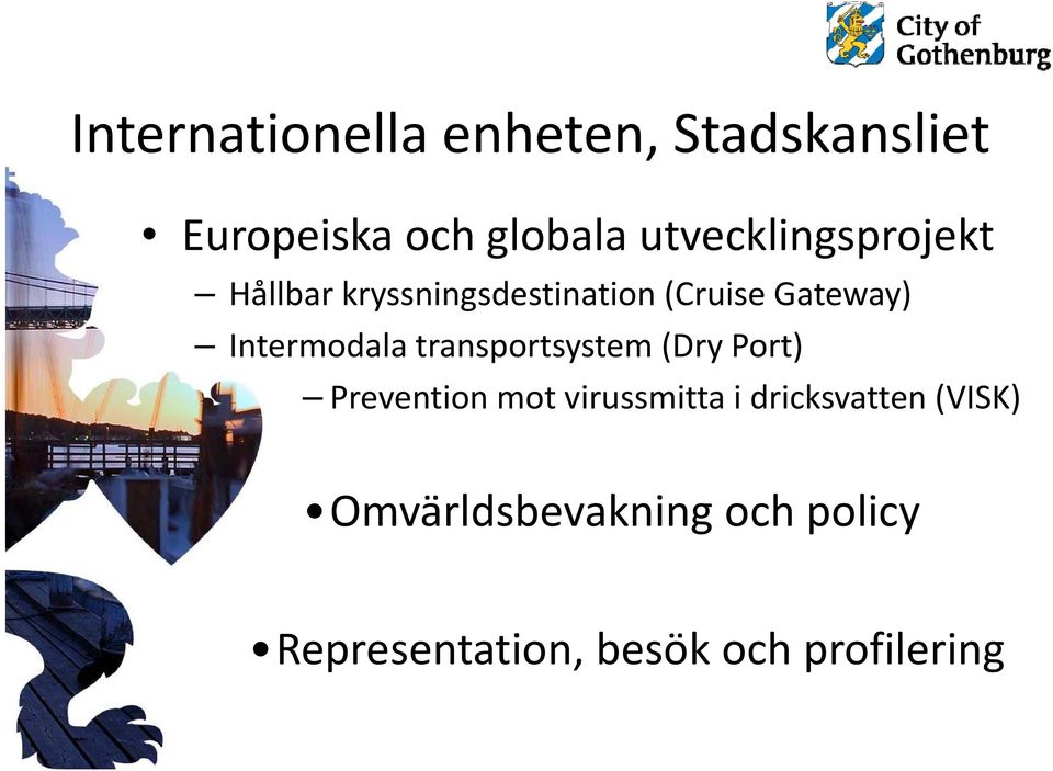 Intermodala transportsystem (Dry Port) Prevention mot virussmitta i