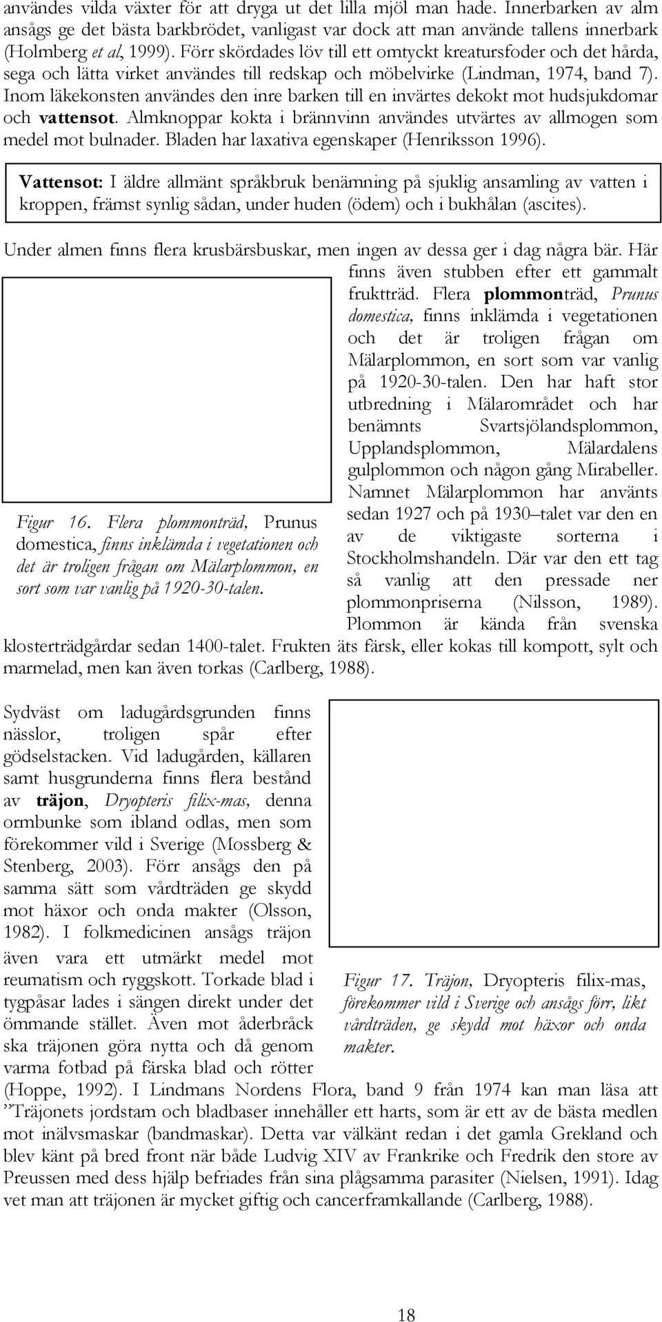 Inom läkekonsten användes den inre barken till en invärtes dekokt mot hudsjukdomar och vattensot. Almknoppar kokta i brännvinn användes utvärtes av allmogen som medel mot bulnader.