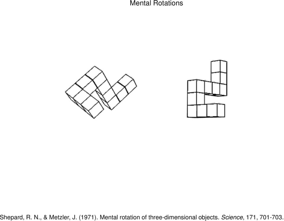 Mental rotation of