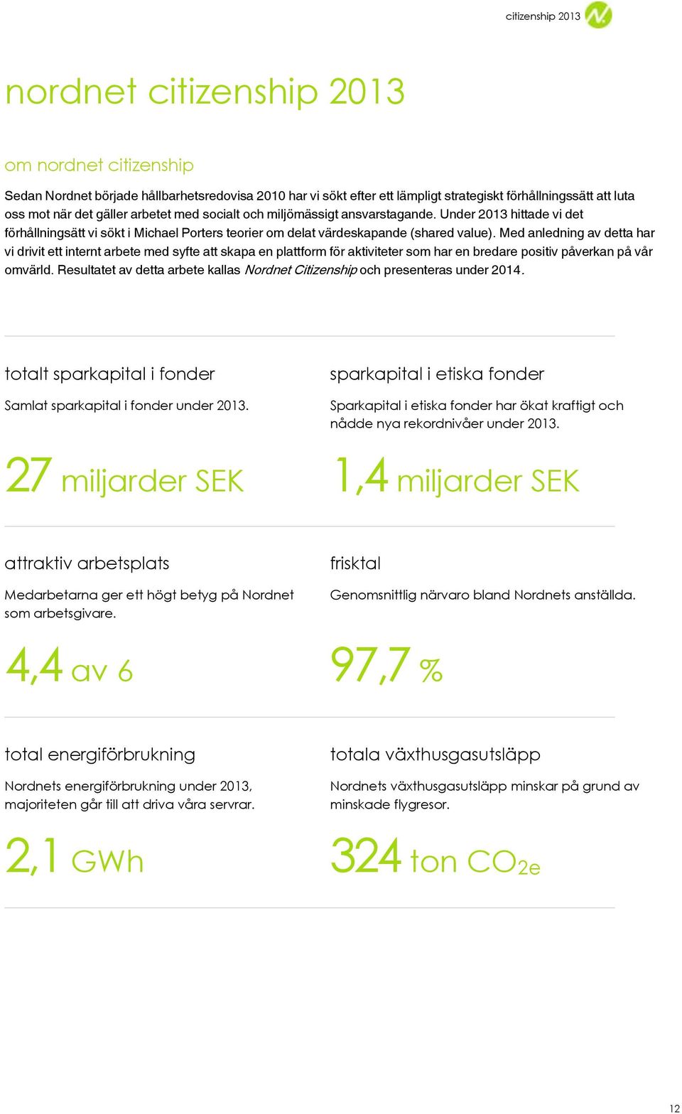 Med anledning av detta har vi drivit ett internt arbete med syfte att skapa en plattform för aktiviteter som har en bredare positiv påverkan på vår omvärld.