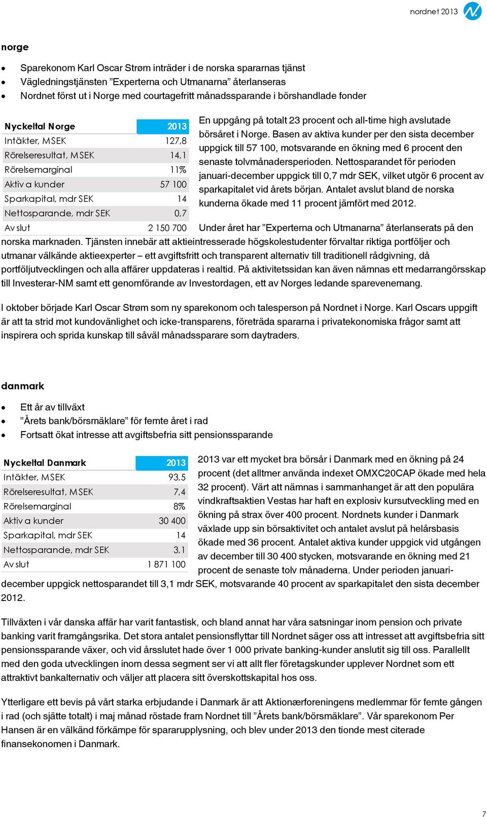 En uppgång på totalt 23 procent och all-time high avslutade börsåret i Norge.