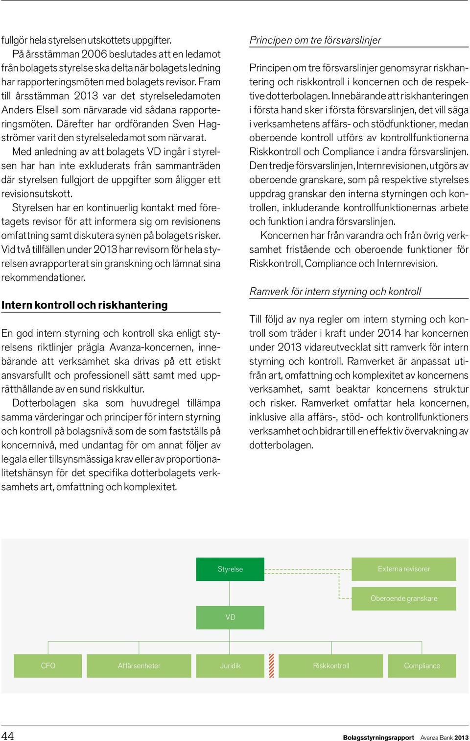 Med anledning av att bolagets VD ingår i styrelsen har han inte exkluderats från sammanträden där styrelsen fullgjort de uppgifter som åligger ett revisionsutskott.