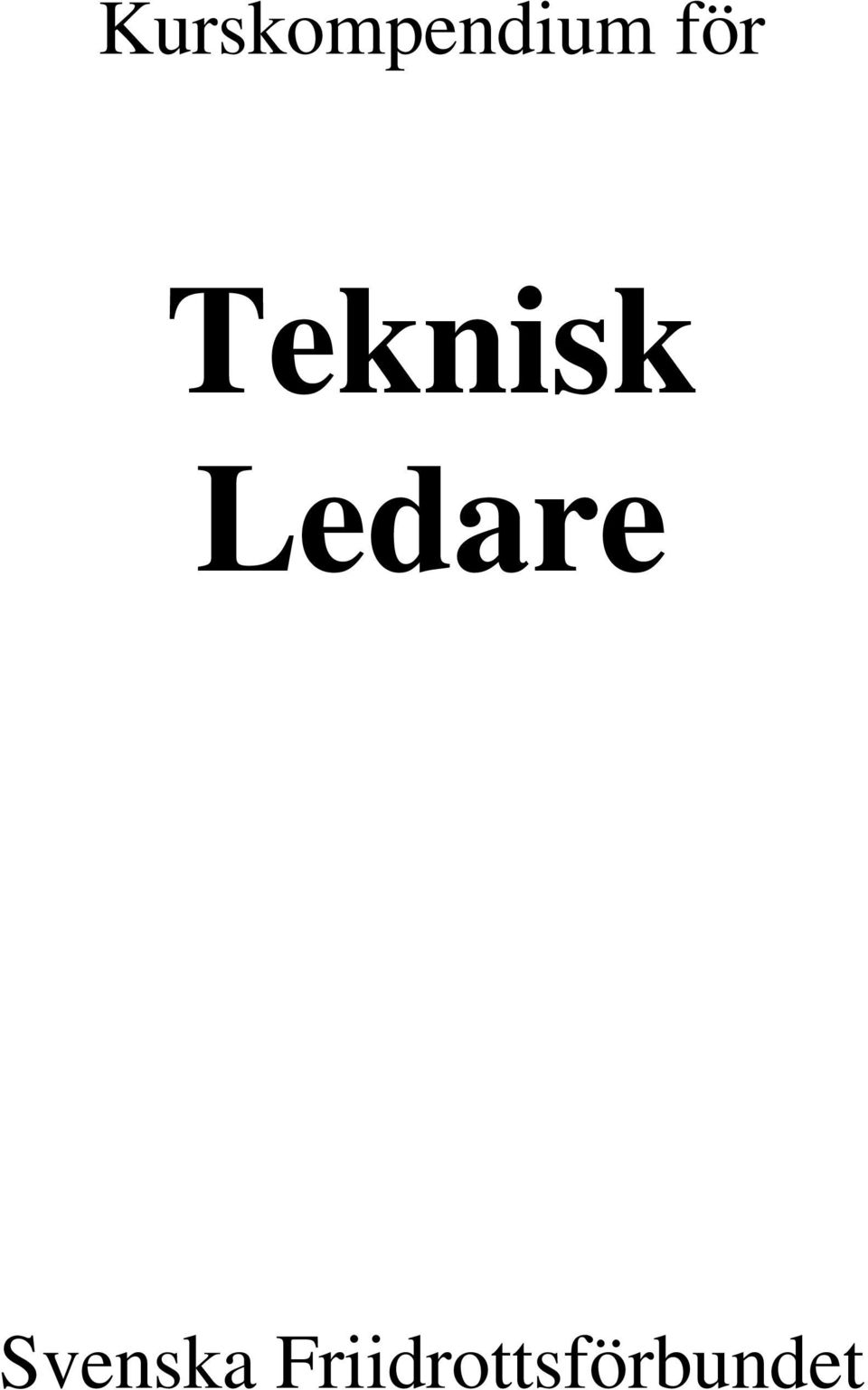 Ledare Svenska