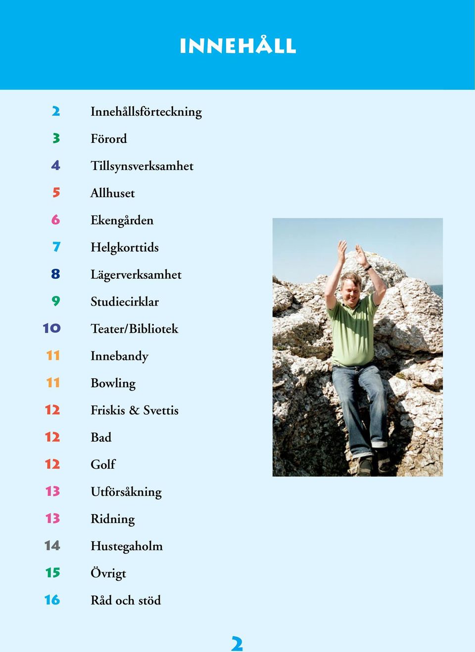 10 Teater/Bibliotek 11 Innebandy 11 Bowling 12 Friskis & Svettis 12