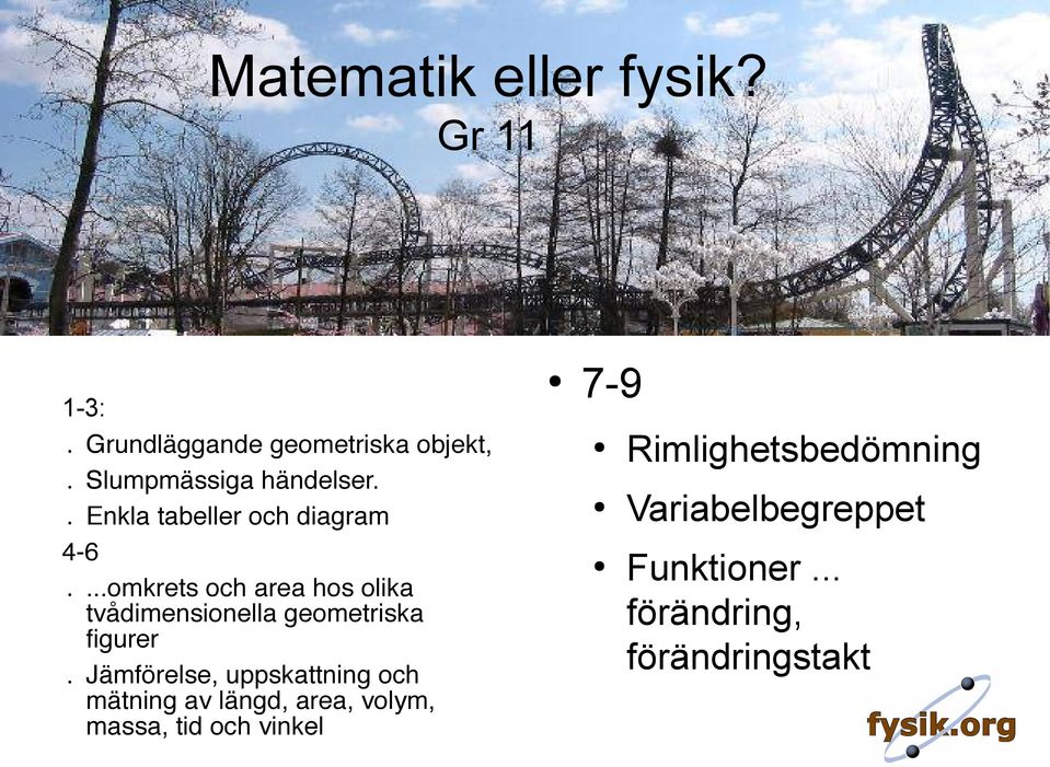 Enkla tabeller och diagram 4-6.