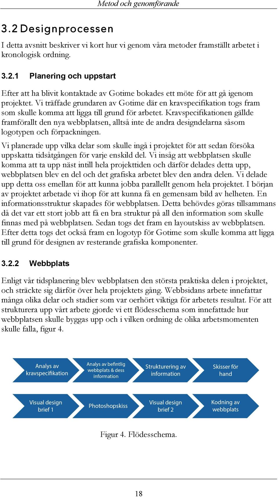 Kravspecifikationen gällde framförallt den nya webbplatsen, alltså inte de andra designdelarna såsom logotypen och förpackningen.