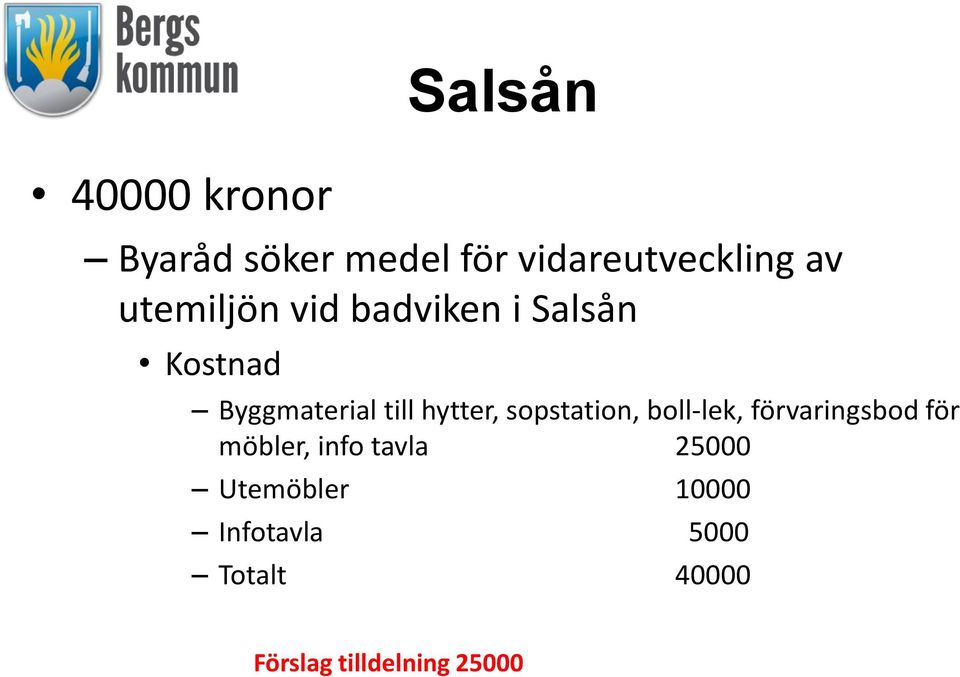 sopstation, boll-lek, förvaringsbod för möbler, info tavla 25000