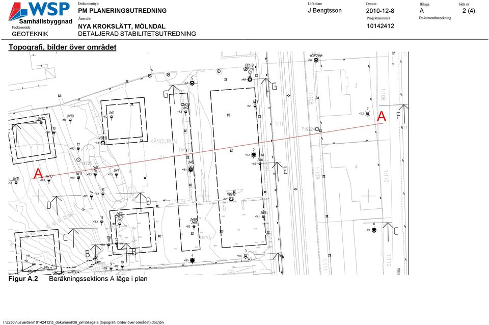 Bengtsson Dokumentbeteckning. 2010-12-8 A 2 (4) Bilaga Figur A.