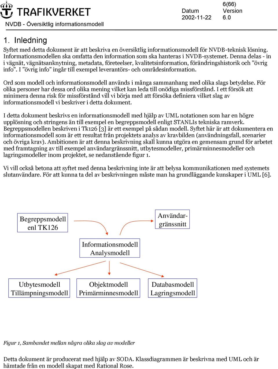 Denna delas - in i vägnät, vägnätsanknytning, metadata, företeelser, kvalitetsinformation, förändringshistorik och övrig info. I övrig info ingår till exempel leverantörs- och områdesinformation.