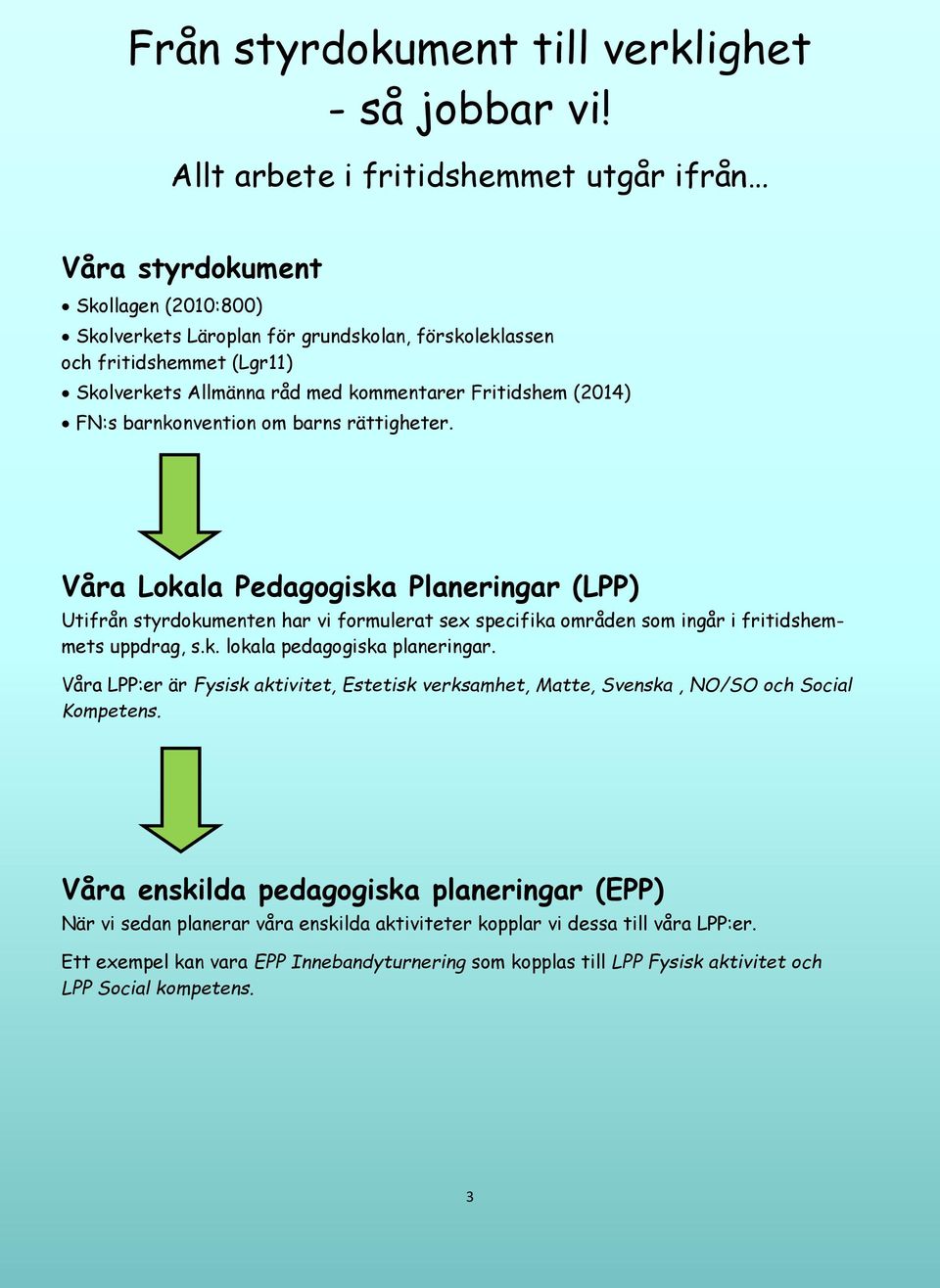 Fritidshem (2014) FN:s barnkonvention om barns rättigheter.