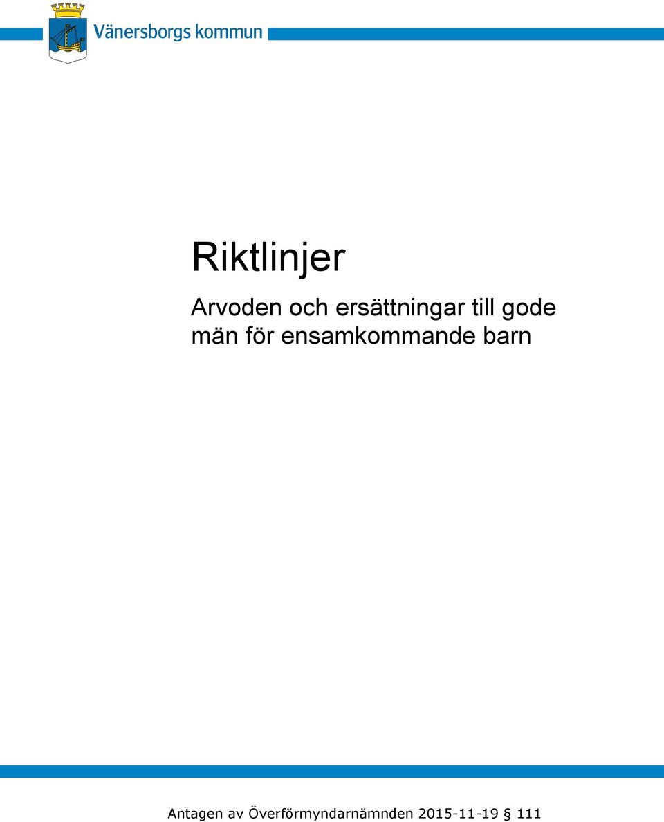för ensamkommande barn