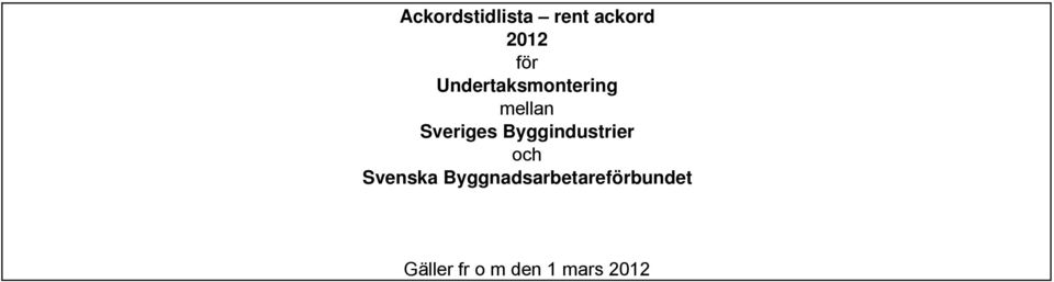 Byggindustrier och Svenska